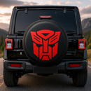 Transformers Prime Logo Pink Orange Spare Tire Cover
