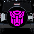 Transformers Prime Logo Pink Car Spare Tire Cover