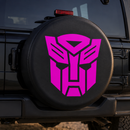 Transformers Prime Logo Pink Car Spare Tire Cover