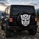 Transformers Prime Logo White Car Spare Tire Cover