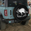 Trash Life Raccoon Car Spare Tire Cover