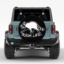 Trash Life Raccoon Car Spare Tire Cover