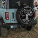 Tree Of Life Moon And Sun Car Spare Tire Cover