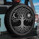 Tree Of Life Moon And Sun Car Spare Tire Cover