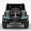Tree Of Life Moon And Sun Car Spare Tire Cover