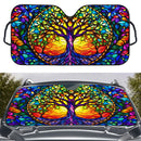 Tree Of Life Stained Glass Custom Car Windshield Sunshades