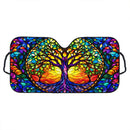 Tree Of Life Stained Glass Custom Car Windshield Sunshades