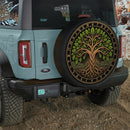 Yggdrasil Tree of Norse Car Spare Tire Cover