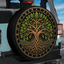 Yggdrasil Tree of Norse Car Spare Tire Cover