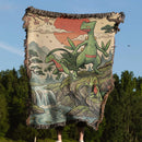Treecko Grovyle Sceptile Pokemon Japan Style Woven Throw Blanket