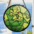 Treeko Pokemon Stained Glass Suncatcher