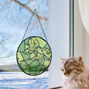 Treeko Pokemon Stained Glass Suncatcher