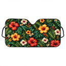 Hibiscus Flower Hawaiian Custom Car Windshield Sunshades