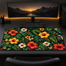 Tropical Floral Desk Mat