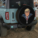 Trump Unzipped Jeep Car Spare Tire Cover