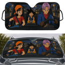 Trunks x Son Goku x Pan Dragon Ball GT Car Auto Sunshades