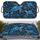 Hibiscus Flower Hawaiian Sea Turtle Custom Car Windshield Sunshades