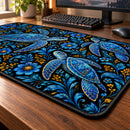 Turtle Floral Desk Mat