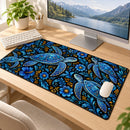 Turtle Floral Desk Mat