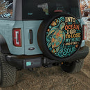 Turtle Into The Ocean I Go To Lose My Mind And Find My Soul Car Spare Tire Cover