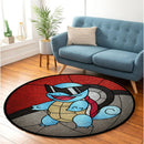 Squirtle Sunglasses Pokemon Ball Round Rug