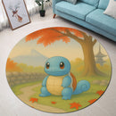 Squirtle Pokemon Japan Autumn Round Rug