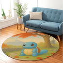 Squirtle Pokemon Japan Autumn Round Rug