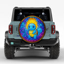 Squirtle Pokemon Stained Glass Jeep Car Spare Tire Cover