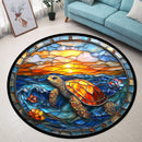 Toy Story Stained Glass Round Rug