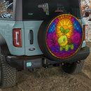 Turtwig Pokemon Sun Stained Glass Jeep Car Spare Tire Cover