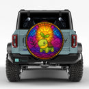 Turtwig Pokemon Sun Stained Glass Jeep Car Spare Tire Cover