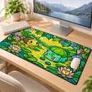 Turtwig x Bulbasaur Pokemon Desk Mat