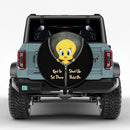 Tweety Bird Looney Tunes Zip Get In Shit Down Shut Up Hold On Car Spare Tire Cover