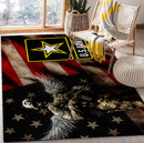 U.S Army Soldier Rectangular Area Rug