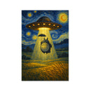 UFO Totoro Starry Night Jigsaw Puzzle