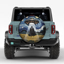 UFO Abducting Darth Vader In Starry Night Jeep Car Spare Tire Cover