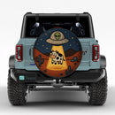 UFO Alien Abducting Cute Cow Car Spare Tire Cover