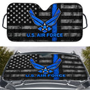US Air Force American Flag Custom Car Windshield Sunshades