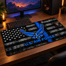 US Air Force American Flag Desk Mat