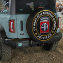 US Army 82nd Airborne Division Veteran Car Spare Tire Cover With Camera Hole