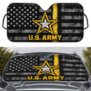 US Army American Flag Custom Car Windshield Sunshades