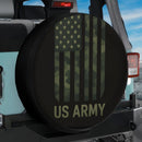 US Army American Flag Car Spare Tire Cover