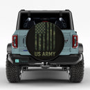 US Army American Flag Car Spare Tire Cover