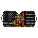 US Marine Corps American Flag Custom Car Windshield Sunshades