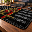 US Marine Corps American Flag Desk Mat