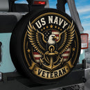 US Navy Veteran Eagle Spare Tire Cover