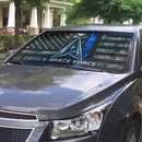 US Space Force American Flag Custom Car Windshield Sunshades
