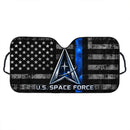 US Space Force American Flag Custom Car Windshield Sunshades