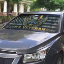 US Veteran American Flag Custom Car Windshield Sunshades