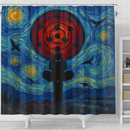 Uchiha Itachi Starry Night  Shower Curtain
